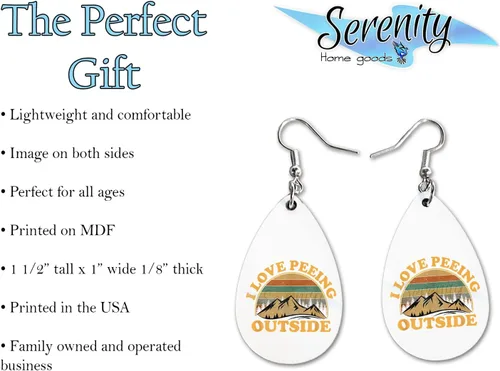Vista 25 de Van Gogh - Juego de aretes colgantes divertidos Lindos aretes de joyería para niñas y mujeres Impresión de doble cara Regalo de cumpleaños