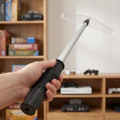 Vista 3 de ibasenice Rake telescópico de la viruta del póker que recoge la barra 27 pulgadas Metal plástico poker Chip colector para juegos y uso doméstico