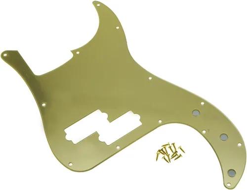 Vista 5 de KAISH Golpeador de 13 agujeros estilo P Bass, placa de rasguño PB para bajo Precision P Bass de USA/México con perla de abulón