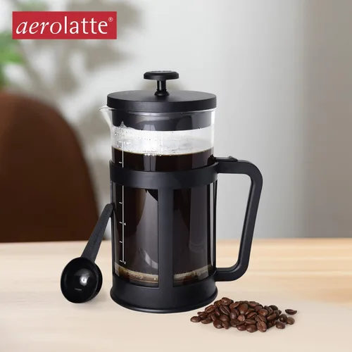 Vista 5 de aerolatte Essentials - Cafetera de prensa francesa, prepara 5 porciones, 34 onzas