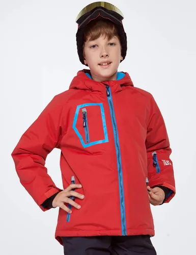 Vista 6 de PHIBEE - Chaqueta de esquí para niño grande, impermeable, transpirable.