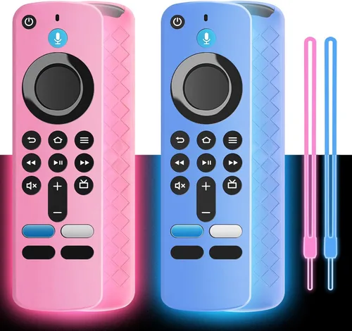 Vista 16 de Wevove (newestmodel) Funda protectora suave para control remoto, antideslizante, a prueba de golpes, funda protectora de silicona con cordón que