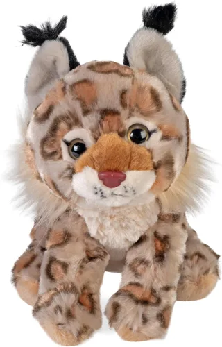 Vista 2 de Wild Republic Bobcat - Peluche de peluche, regalo para niños, abrazos, 8 pulgadas, multicolor