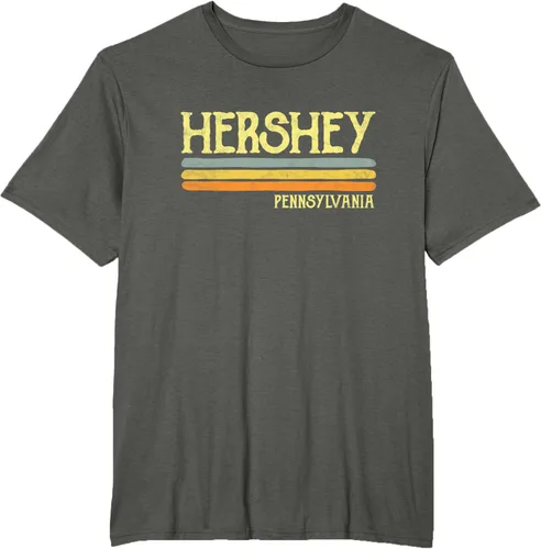 Vista 8 de Camiseta vintage de regalo de recuerdo de Hershey Pennsylvania PA, Negro, S