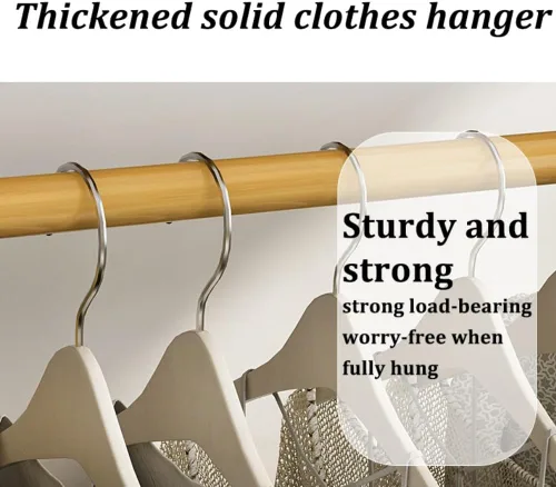 Vista 5 de Bamboo Coat Rack with Storage Rack,Freestanding Clothes Rack with Storage Bag,Wood Closet Shelf with Hanging Rod,Clothes Storage Organizer