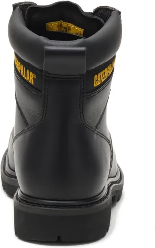 Vista 6 de CAT Botas de trabajo Second Shift con punta de acero para hombre Negro