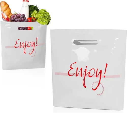 Vista 8 de Bolsas de compras de HDPE con mango troquelado APQ
