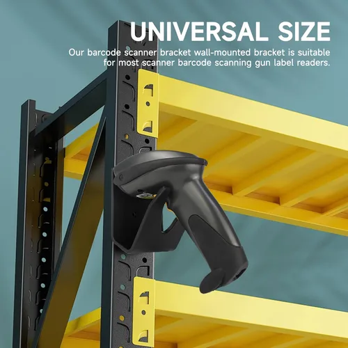 Vista 3 de Soporte universal para escáner de código de barras, soporte de escaneo de código de barras, soporte para lector de código de barras, accesorios