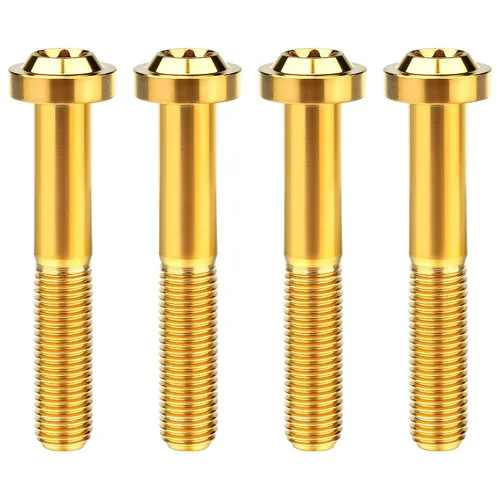 Vista 32 de Titanium M10 Torx Head Bolt (M10x10mm Pitch 1.25mm, Black) 10 15 20 25 30 35 40 45 50 55 60mm Pitch 1.25/1.5mm Screw Pack of 4