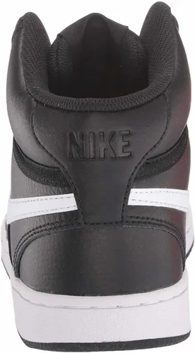 Vista 2 de Nike Tenis Court Vision Mid para mujer, NegroBlanco, 7
