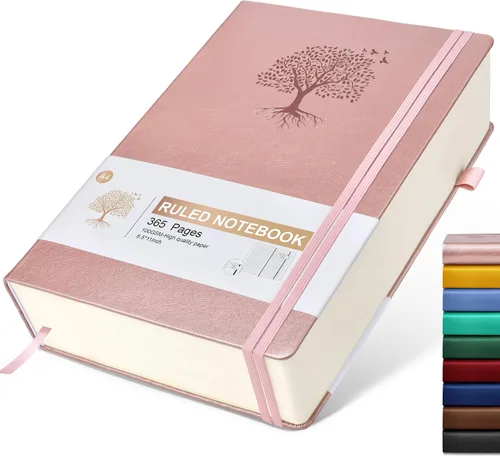 Vista 27 de Ansopu Cuaderno de puntos, 360 páginas numeradas, cuadrícula de puntos, de 8.5 x 11 pulgadas, papel de punto de 3.53 oz/m², tapa dura gruesa