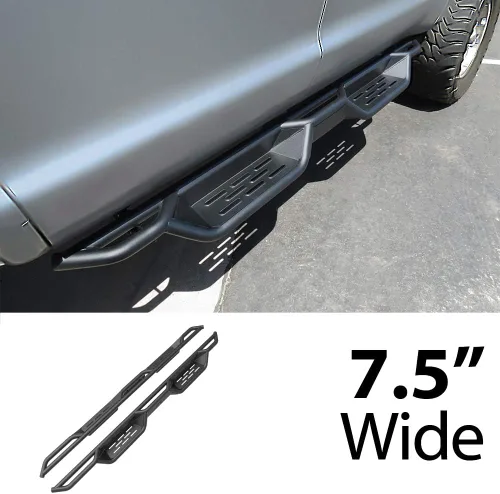 Vista 2 de HD Ridez Estribos de estilo desplegable, escalón lateral compatible con Toyota Tundra 2007-2021 Double Cab