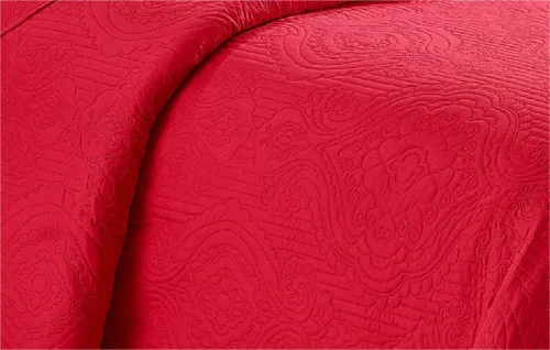 Vista 2 de Home Collection - Juego de cubrecama de lujo holgada repujada liviana de color liso