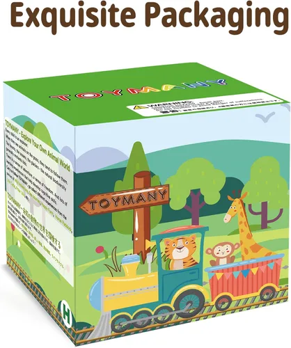Vista 8 de Toymany 7 figuras de animales australianos de vida silvestre que incluyen figura de koala y canguro, juego de figuras de animales de bosque