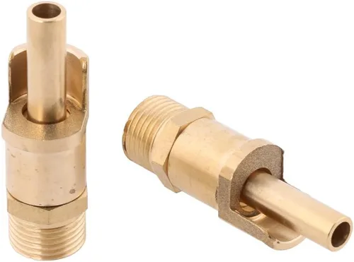 Vista 3 de Bebedero automático de pezón de cobre de 1/2 pulgada para ovejas, cerdos, cerdos, cerdos (paquete de 5)