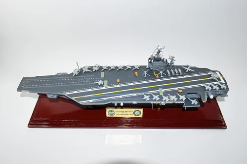 Vista 7 de USS George Washington CVN-73 Nimitz Class Carrier Modelo, 24 pulgadas, azul marino, modelo a escala