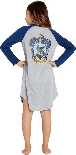 Vista 4 de Camisón de manga larga estilo raglán de Harry Potter para niñas Hogwarts House