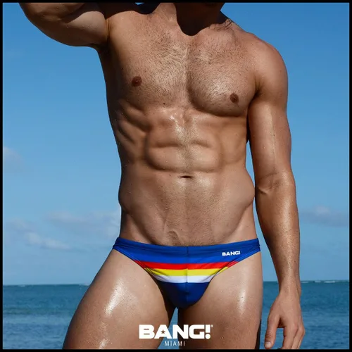 Vista 79 de Bang Men's Swimwear - Swim Mini Brief - Low Rise Fit Bikini Swimsuit
