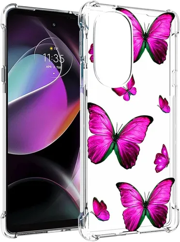 Vista 3 de Funda para Moto G 5G 2022, XT2213 XT2213-1 Linda funda, funda transparente y flexible de TPU de goma suave para Motorola Moto G 5G 2022