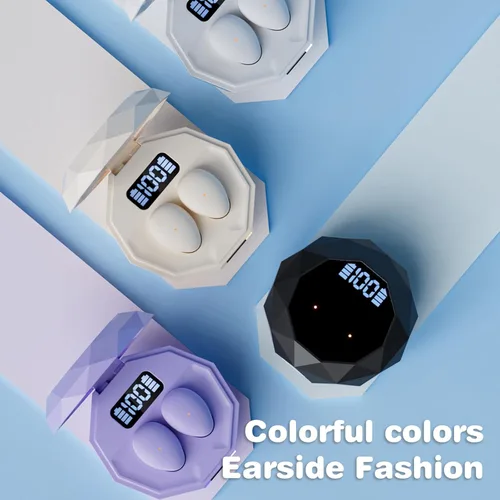 Vista 7 de Small Mini Invisible Sleep Earbuds Headphones for Side Sleepers, Low Profile Comfortable Flat Tiny Micro Hidden Discreet Smallest Wireless Bluetooth