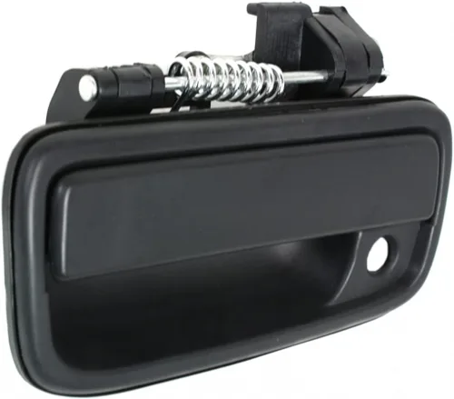 Vista 4 de Para Toyota Tacoma 1995-2004 Manija de puerta exterior lado del conductor Exterior frontal texturizado negro Reemplazo para TO1310117