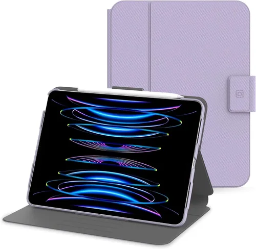 Vista 9 de Incipio - Funda protectora SureView para iPad 7ª y 6ª generación, funda delgada ligera con soporte ajustable, protección contra arañazos (negro)