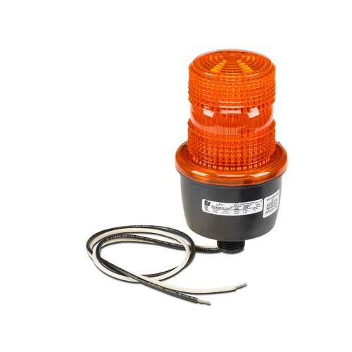 Vista 5 de Federal Signal LP3E-120C Streamline - Luz estroboscópica de bajo perfil, 120 VAC, base atornillada Edison A-19, transparente