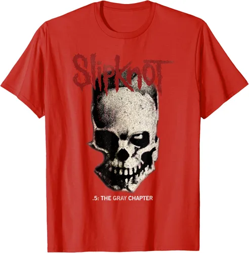 Vista 114 de Slipknot Tribal Calavera playera, niños 12, Rojo
