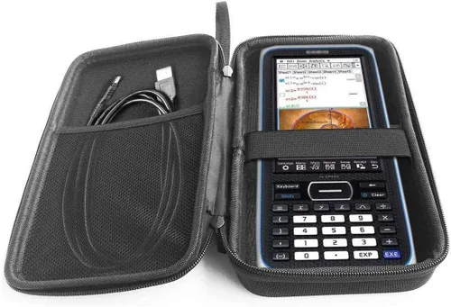 Vista 3 de Estuche rígido compatible con calculadora gráfica Casio FX-CP400-L
