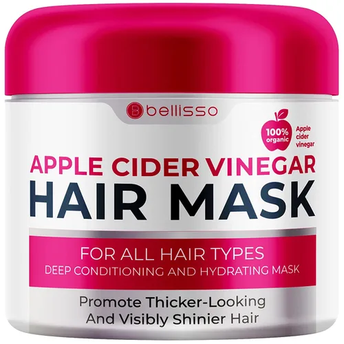Vista 3 de BELLISSO Set de champú, acondicionador, mascarilla capilar y suero de vinagre de manzana