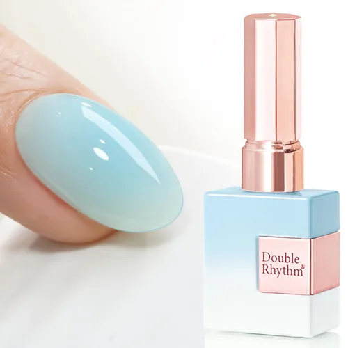 Vista 20 de Double Rhythm - Gel de construcción transparente para uñas, fortalecedor de uñas en una botella, estructura de extensión gruesa de esmalte de gel