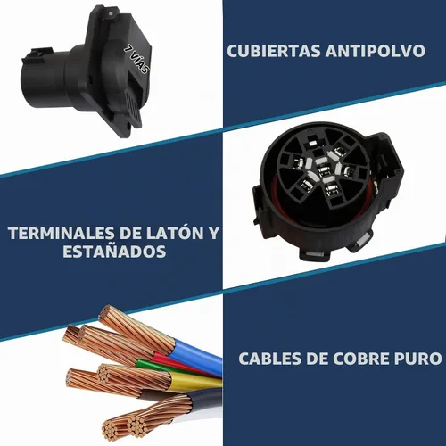 Vista 4 de MITZONE Extensión de arnés de cableado de remolque de caja de camión de 7 pies y 7 pines compatible con Dodge Ram 1995-2009 1500 2500 3500 1995-2010