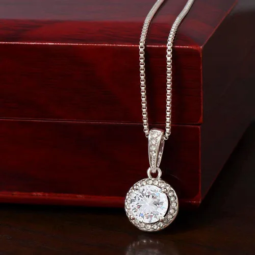 Vista 8 de Regalo Para Esposa Mi Alma Gemela Regalo Para Mujer Joya Collar Mensaje Personalizado Para Madre Joyería Para Mamá Regalo Aniversario De Matrimonio