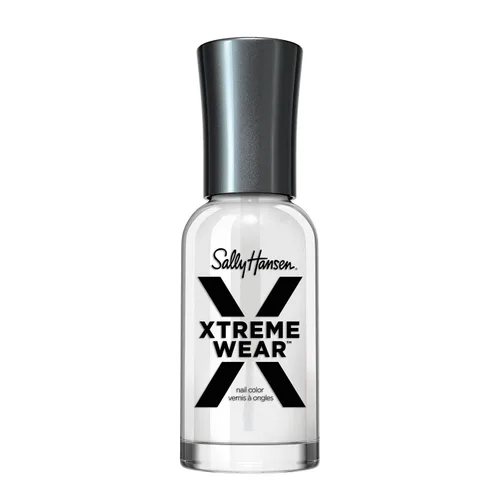 Vista 148 de Sally Hansen Xtreme Wear Esmalte de uñas sin rayas, acabado brillante, duradero, resistente a las astillas, transparente, color de uñas plateado 130