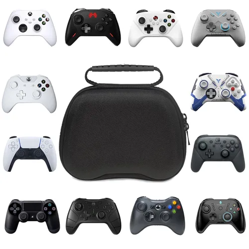 Vista 4 de Yarrkc Funda protectora universal para controlador de juegos, funda de transporte de viaje compatible con Xbox One, Xbox Series X/S, PS4, PS5