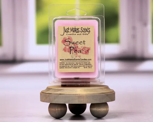 Vista 3 de Paquete de 2 – Cera perfumada de guisante dulce que se derrite por Just Makes Scents