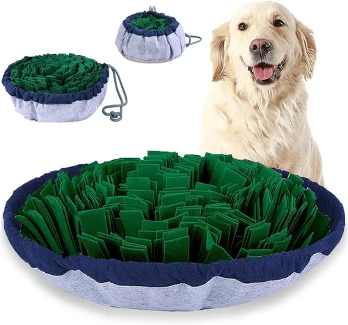 Vista 16 de PET ARENA Alfombrilla de olfateo para perros - Juguete de rompecabezas interactivo ajustable para razas grandes y pequeñas, alimentador lento