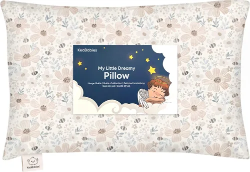 Vista 31 de Almohada para niños pequeños con funda - 13 x 18 pulgadas My Little Dreamy Almohada para niños pequeños de KeaBabies para viajar y dormir, funda