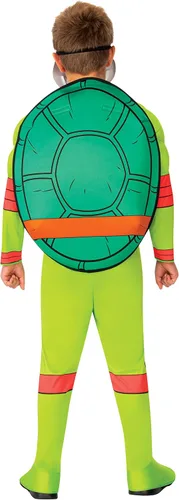 Vista 4 de Rubies - Disfraz de Tortugas Ninja Mutantes Adolescentes: Rafael para niños, talla S