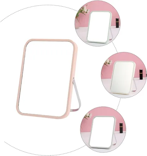 Vista 4 de FOMIYES 1pc espejo de vanidad luces plegable soporte para cosméticos caseros estilo simple color aleatorio