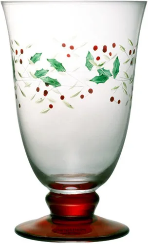 Vista 2 de Pfaltzgraff Winterberry Set of 4 Water Goblets, 14 Ounce (Pack of 4)