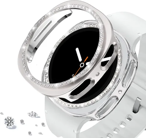 Vista 13 de DEALELE Paquete de 1 + 3 fundas compatibles con Samsung Galaxy Watch 7 Ultra (1.772 pulgadas), funda protectora de policarbonato transparente