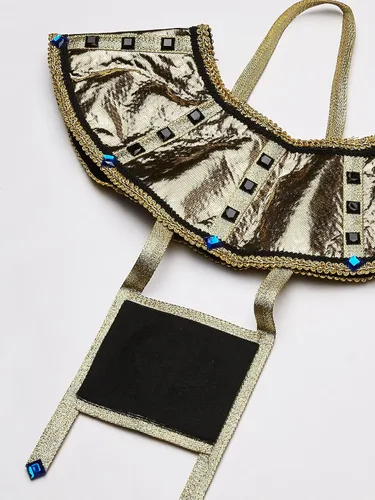 Vista 4 de Forum Novelties - Collar egipcio de lujo para mujer, 2 piezas