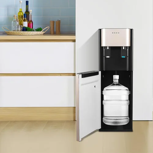 Vista 6 de Dispensador de agua de carga inferior, dispensador de enfriador de agua para botella de 5 galones, dispensador de agua caliente y fría