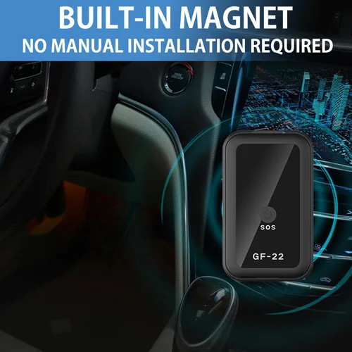 Vista 2 de Nuevo modelo de rastreador GPS para vehículos, GPS fuerte magnético para automóvil, rastreador antipérdida, sin suscripción, localizador