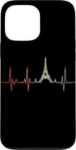 Vista 24 de My Heart Beats For Paris France Eiffel Tower Case for iPhone 16
