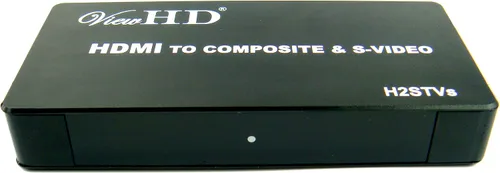 Vista 2 de ViewHD Conversor de video HDMI a TV RCA AV + S Incluye cables de video AV y S + adaptador de corriente alterna Modelo: H2STVs