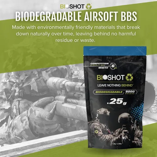 Vista 2 de Pulidor biodegradable de Airsoft BBS de 0.01 oz, grado de competencia sin costuras para todas las pistolas y accesorios de 0.236 in