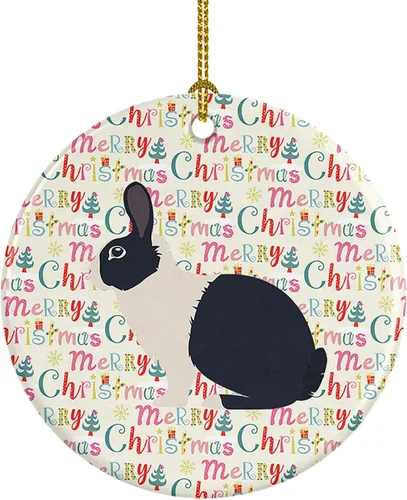Vista 40 de Caroline's Treasures Adorno de cerámica de avestruz común para árbol de Navidad, decoración colgante para el hogar, Navidad, vacaciones, fiesta