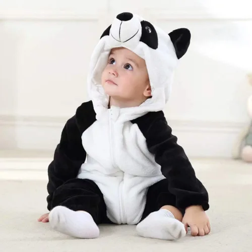 Vista 2 de Disfraz de animal para bebé, traje unisex para niños pequeños, disfraz de Halloween